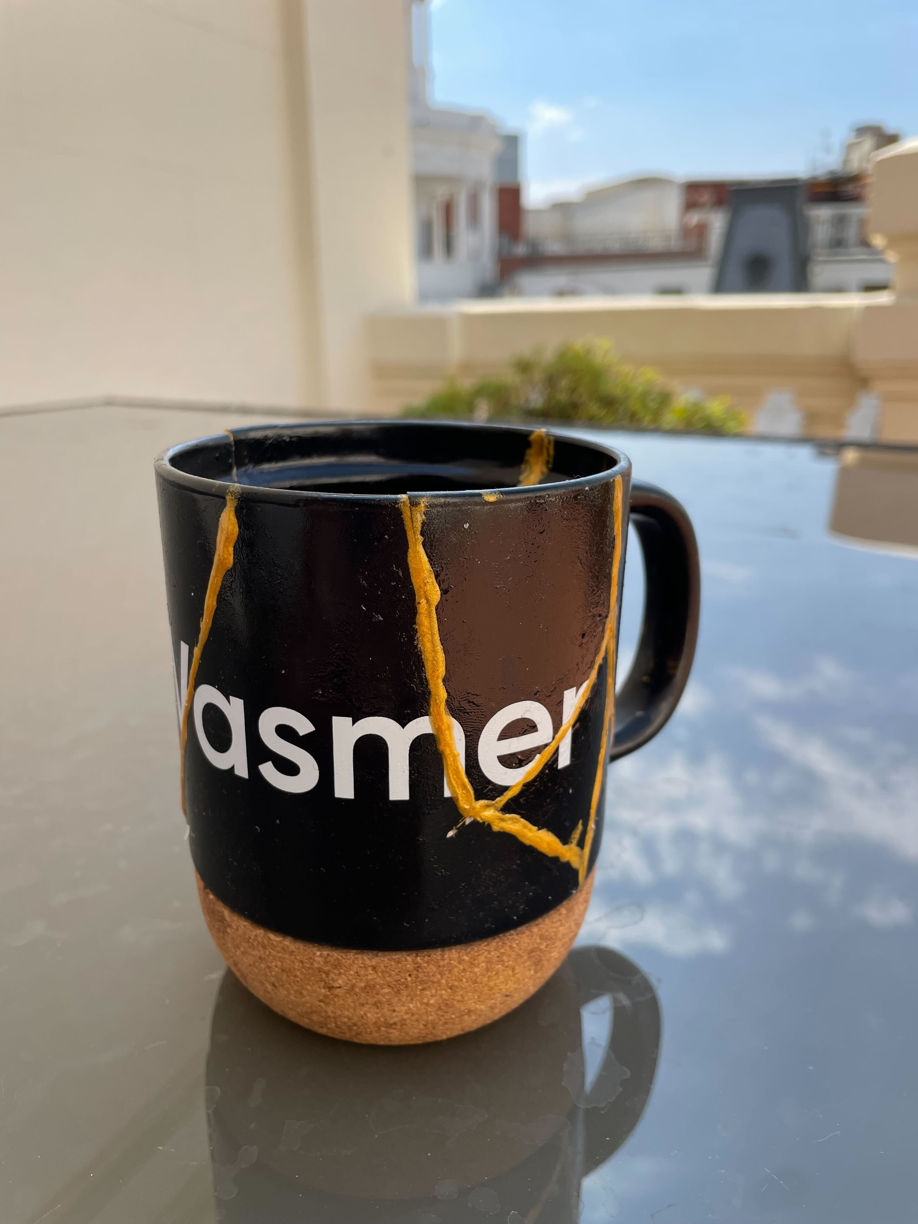 Happiness - Kintsugi Wasmer Mug